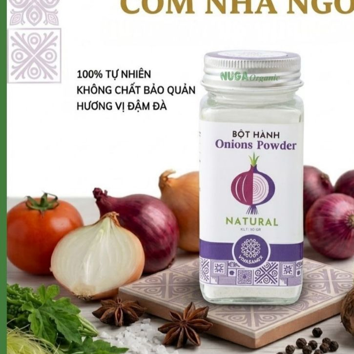 Bột Hành Hữu Cơ (Organic Onion Powder) - 50g