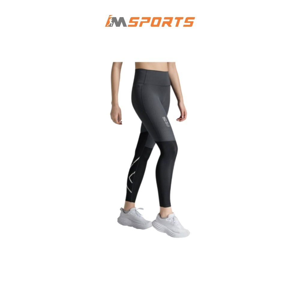 Light Speed React | Quần Bó Cơ Nữ 2XU Light Speed React Hi-Rise Compression - BLK/WRF - Chính Hãng -
