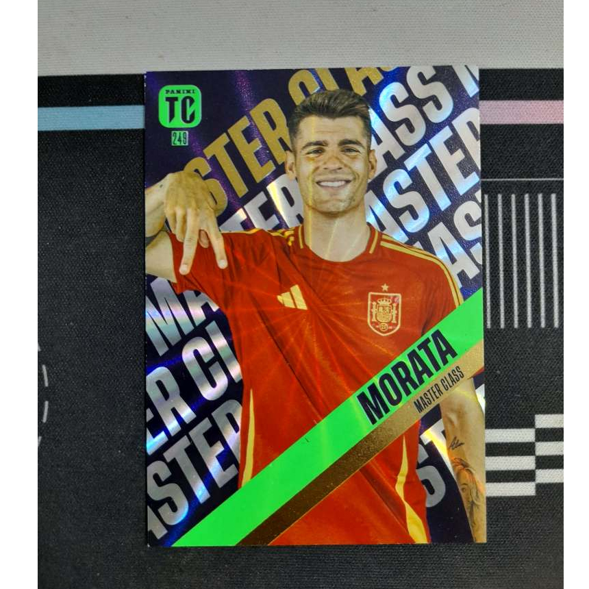 [Thẻ cầu thủ bóng đá] Alvaro Morata - Spain - Master Class - Panini Top Class 2025
