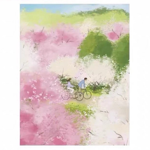 [HÀNG CÓ SẴN] MOMICAFE PUZZLE 500pcs SPRING CHERRY BLOSSOM