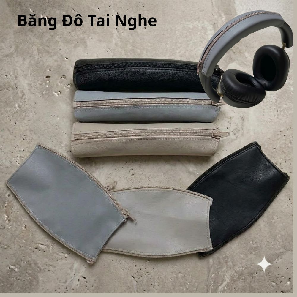 Bọc Phục Hồi Đệm Đầu Tai Nghe Bong Tróc Da PU 14.5x7cm Cho UGREEN HiTune Max5C
