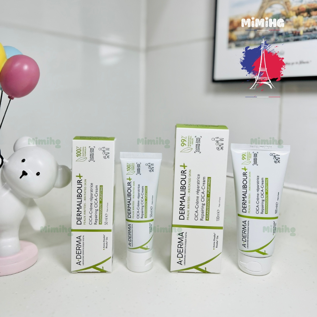 Kem A-Derma Dermalibour+ Cica-Crème fullsize dưỡng ẩm, phục hồi dịu da và kháng khuẩn_MiMi HG