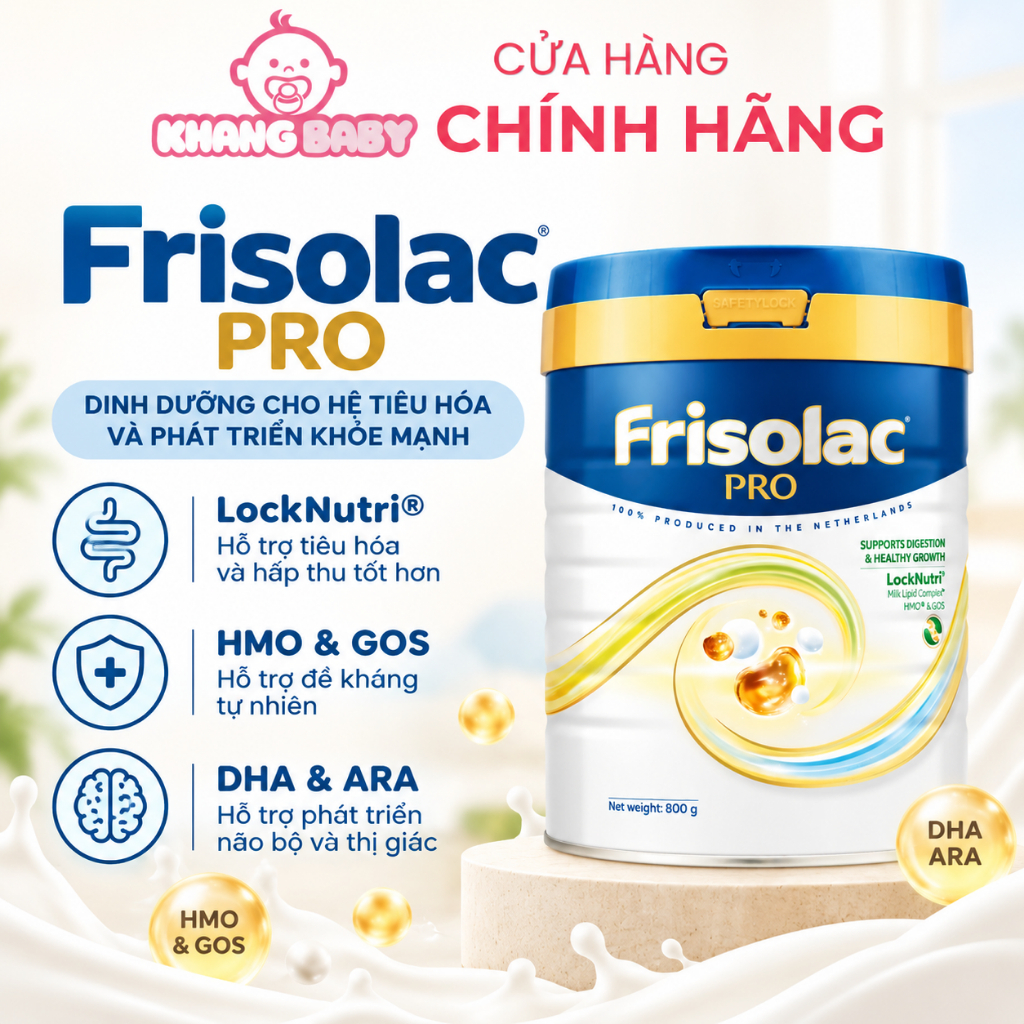 Sữa Friso Pro mẫu mới 800g  – Sữa bột Friso cho trẻ nhỏ - KHANG BABY