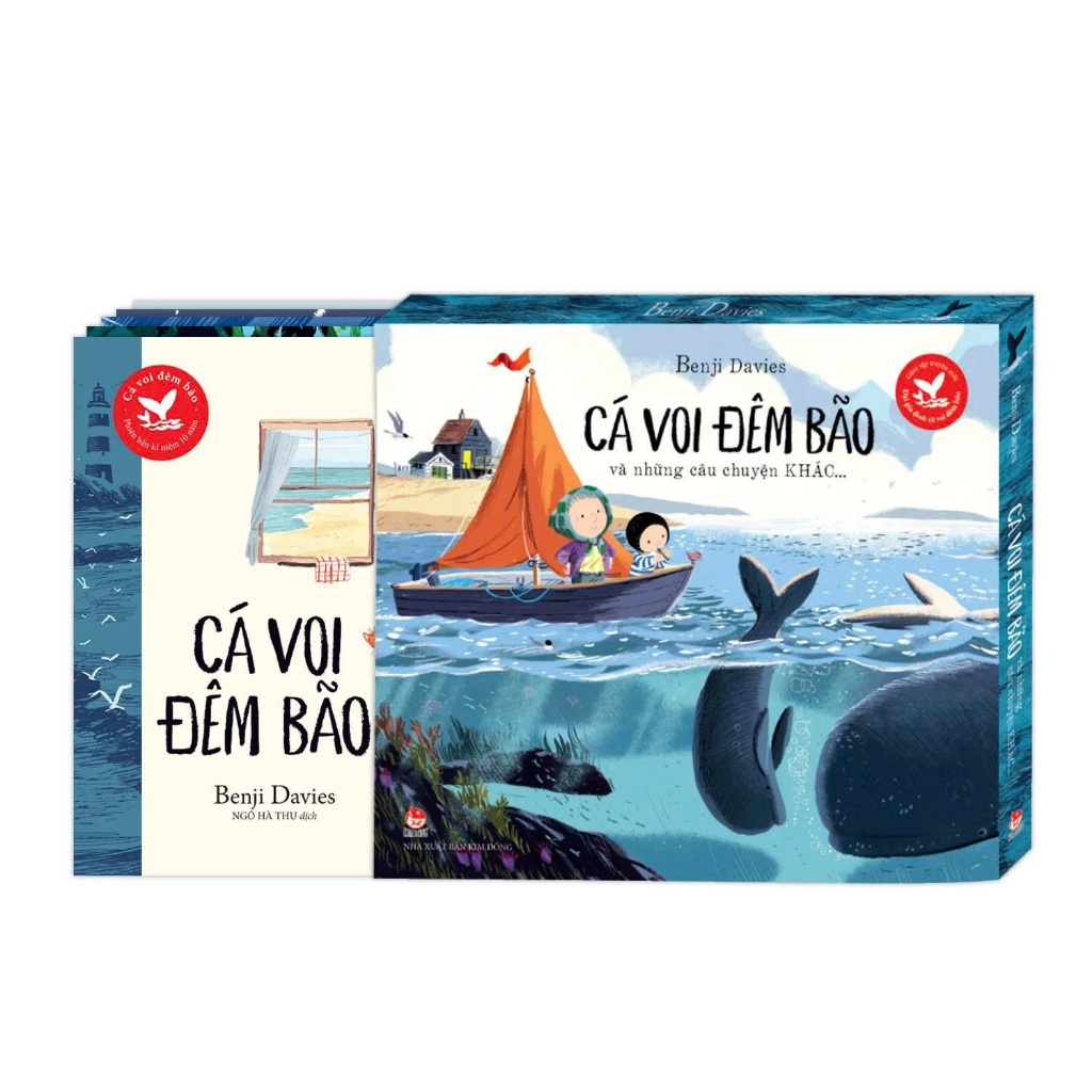 Sách - Boxset Cá Voi Đêm Bão Và Những Câu Chuyện Khác - Bộ 5 Cuốn - Benji Davies