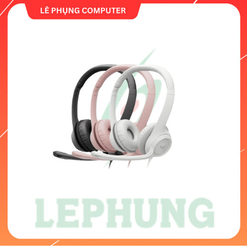 Tai Nghe Chụp Tai Logitech H390 | Kết nối cổng USB | Có Micro - Bảo hành 2 năm - Hàng Chính Hãng