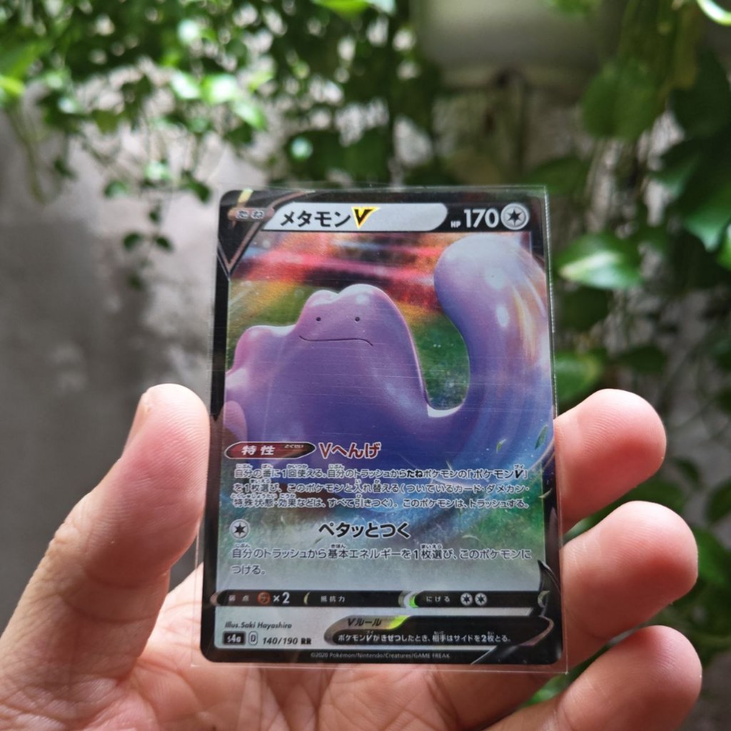 Thẻ Pokemon Japanese Ditto V 140/190
