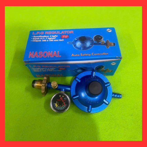 Van  bếp ga ngắt gas tự động điều áp đồng hồ Nasonal NA-777 theo dõi gas dễ dàng, an toàn khi sử dụn