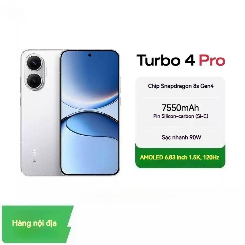 [Máy Cũ] Điện Thoại TURBO 4 PRO Chip Snap 8s Gen 4, Pin 7550mAh, 12/256, Màu Trắng