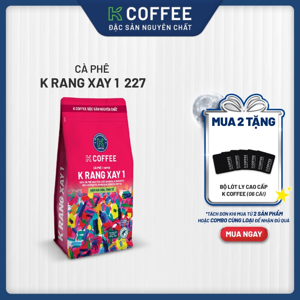 Cà phê pha phin K COFFEE Rang Xay 1 227g