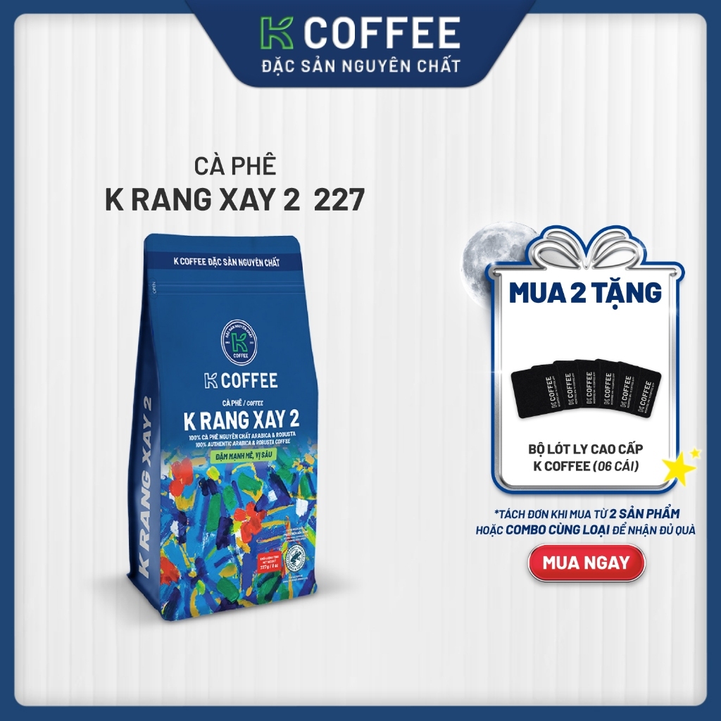 Cà phê pha phin K COFFEE Rang Xay 2 227g