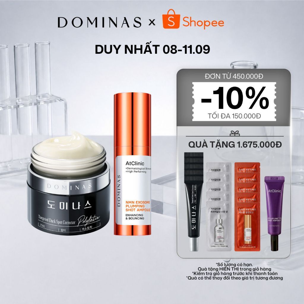 [DOMINAS OFFICIAL] Bộ đôi Kem dưỡng Dominas Cream Season 5 50g & Tinh chất TG Dominas At Exo Plumpin