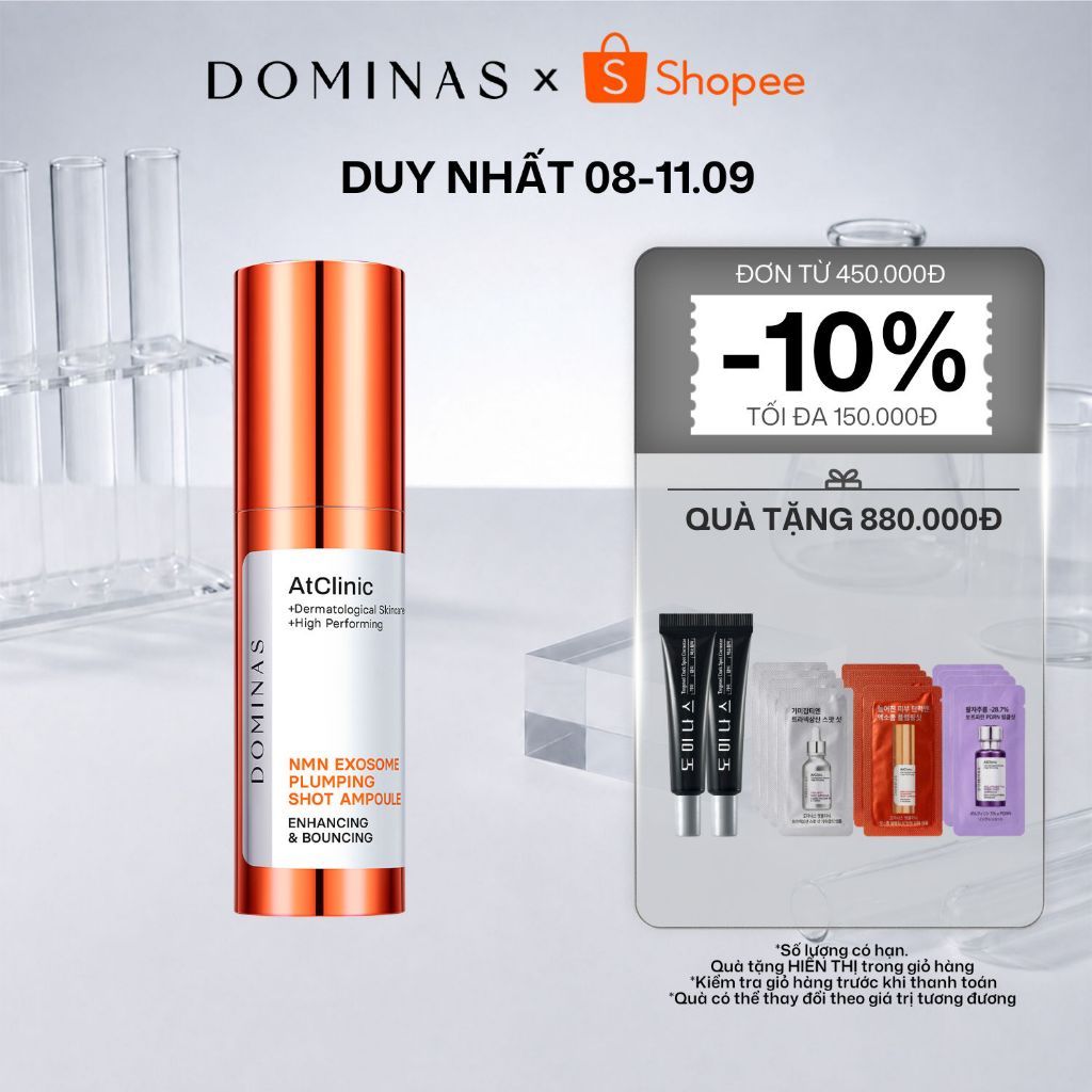 [DOMINAS OFFICIAL] Tinh chất tăng cường độ đàn hồi, nâng cơ TG Dominas At Exo Plumping Shot Ampoule 