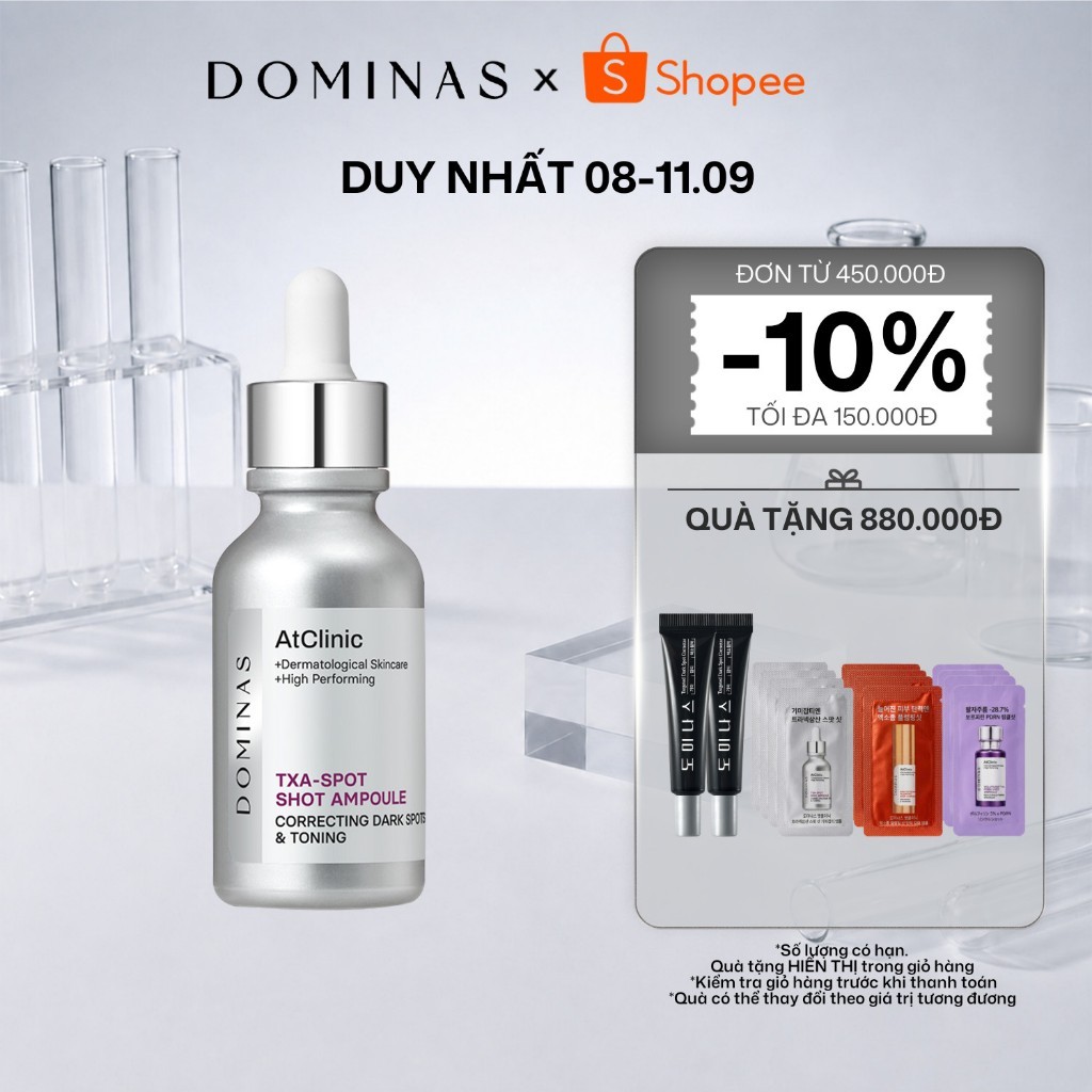 [DOMINAS OFFICIAL] Tinh chất làm sáng da chuyên sâu TG Dominas At Txa Spot Shot Ampoule 30ml