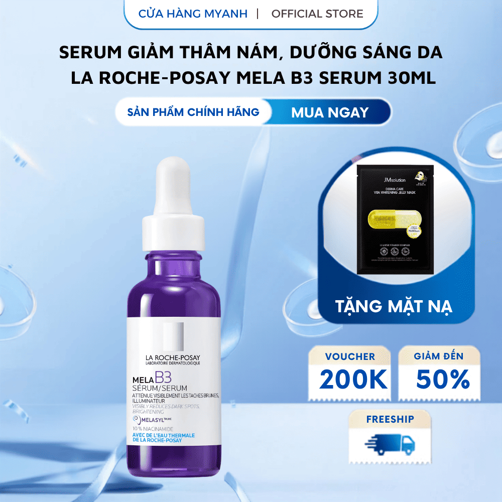 Serum giảm thâm nám, dưỡng sáng da La Roche-Posay Mela B3 Serum 30ml