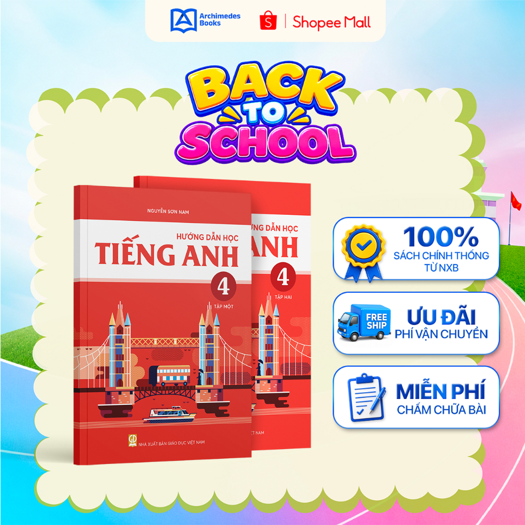 Sách Hướng dẫn học Tiếng Anh lớp 4 - Archimedes School