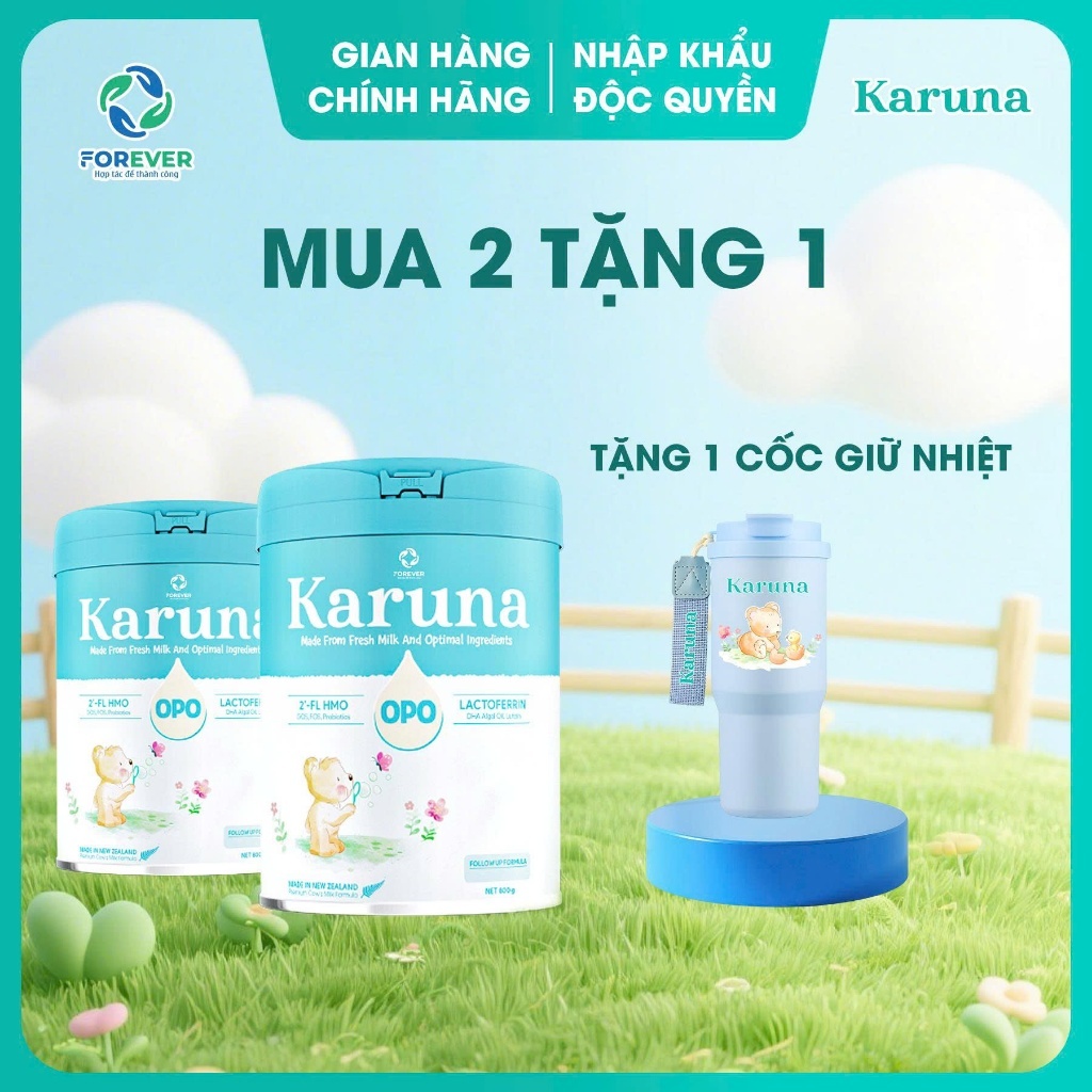Combo 2 lon Sữa bột công thức Karuna 800g