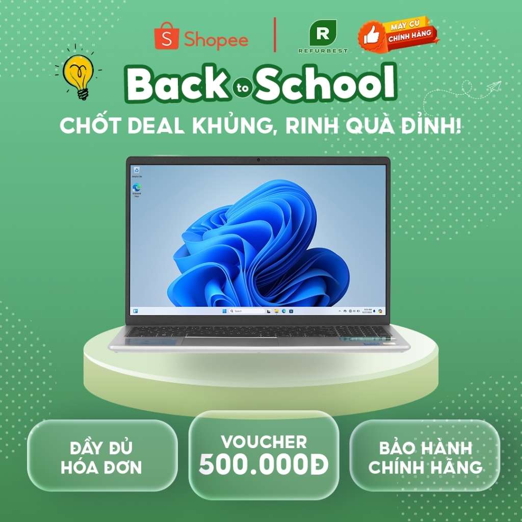 [Máy cũ] - [Trả bảo hành] Dell Inspiron 15 3520 i5 1235U/16GB/512GB/(N5I5052W1)/Bạc