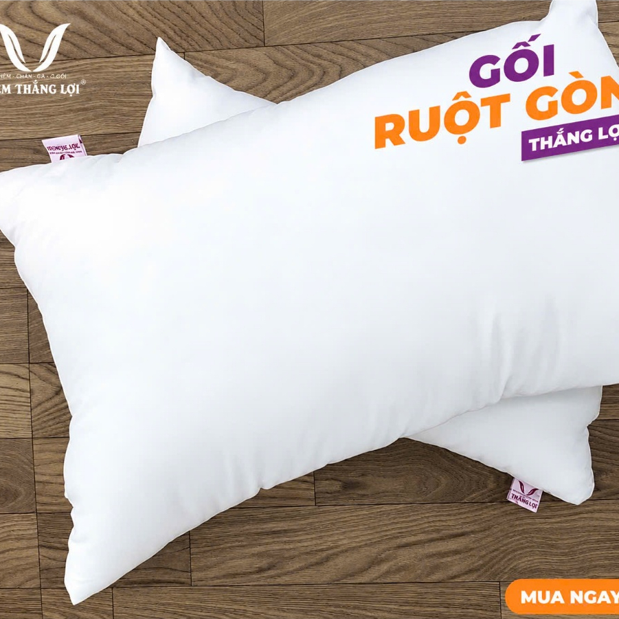 Ruột Gối gòn 40x60, 50x70, Gối Ôm 35x100 Ruột Gối Gòn Thắng Lợi, Gối Nằm Êm Ái, Đàn Hồi tốt
