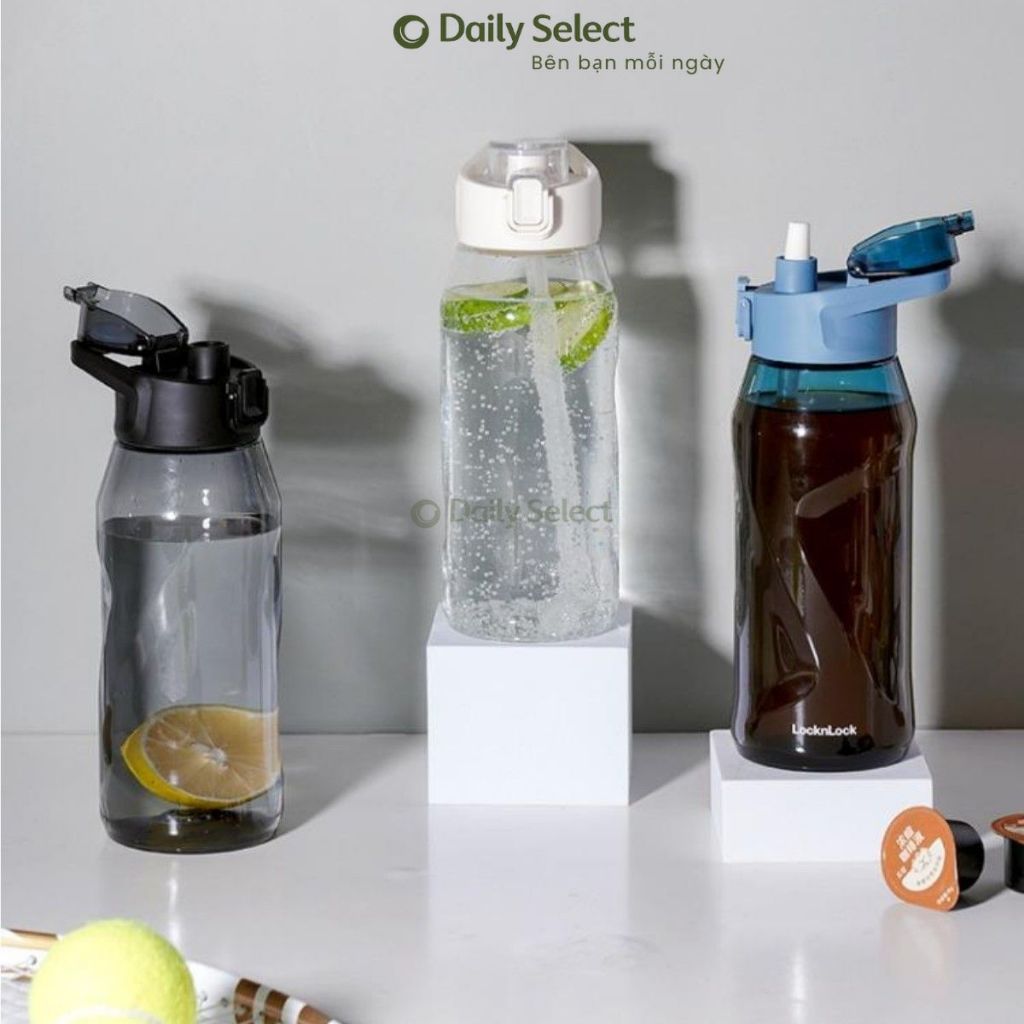 Bình Nước Nhựa LocknLock One Touch Sports Bottle 1.05L (ABF926) – Thể Thao Tiện Lợi Daily Select