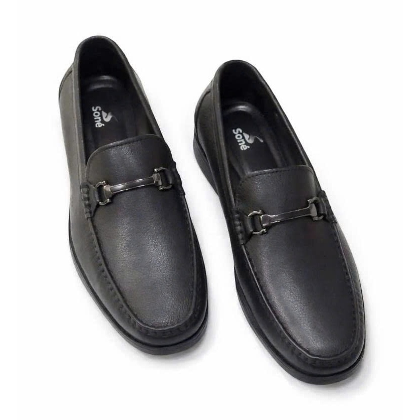 Soné Giày Loafer Nam Horsebit Da Mềm