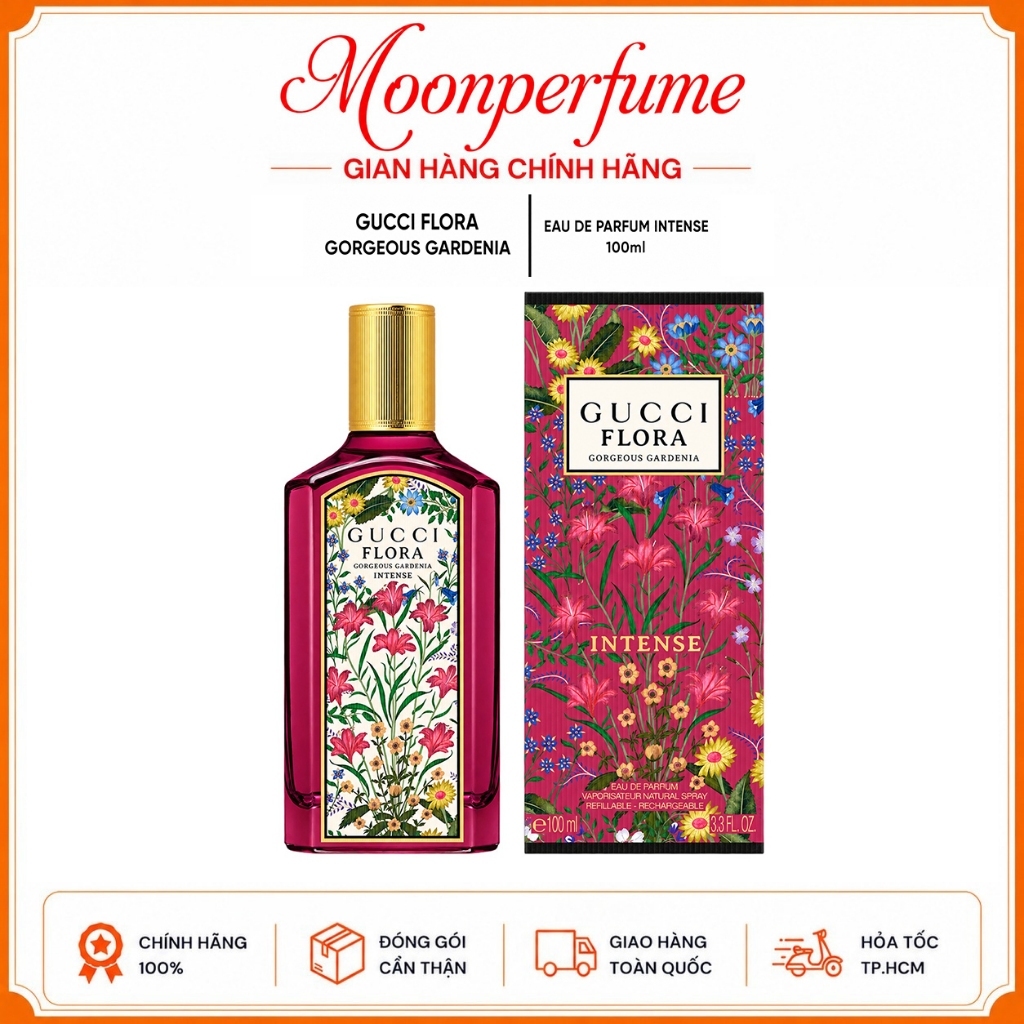 Nước Hoa Nữ Gucci Flora Gorgeous Gardenia Eau De Parfum Intense 100ml