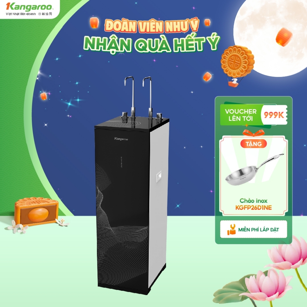 [MIỄN PHÍ LẮP ĐẶT] Máy lọc nước Kangaroo Hydrogen nóng lạnh 11 lõi KG10A68