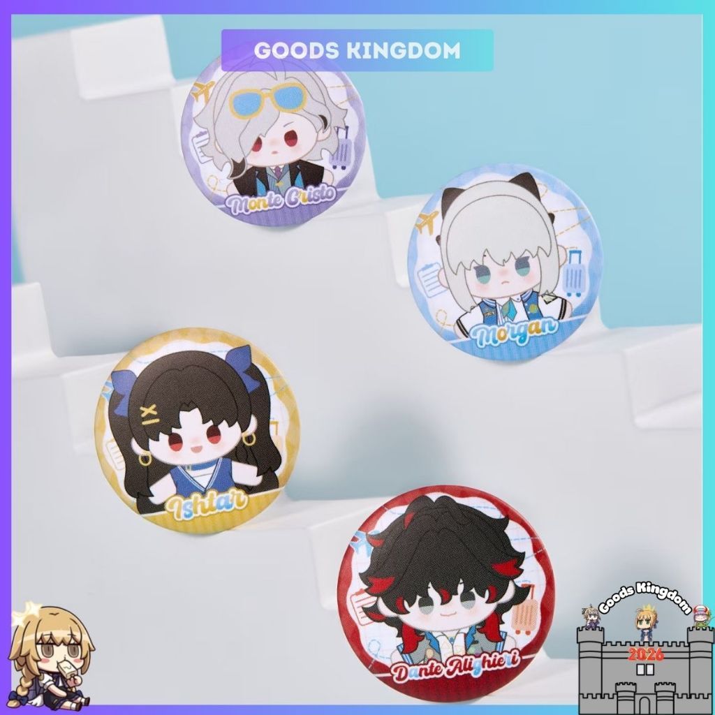 Huy hiệu sưu tầm cỡ nhỏ Fate/ Grand Order x Lawson 2026 - chính hãng Lawson