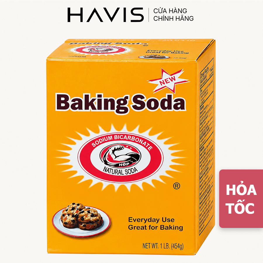 Baking Soda NATURAL SODA 454g (Hàng Việt Nam ) Bột Baking Soda Tẩy Đa Năng