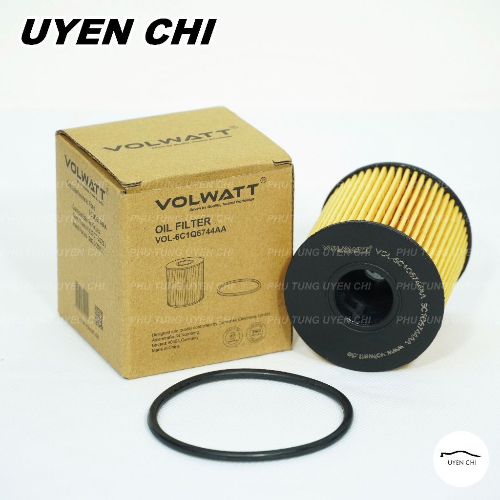 Lọc nhớt (lọc dầu) động cơ xe Ford Transit (Mã: 6C1Q6744AA / 6C1Q6744BA  / 1373069)