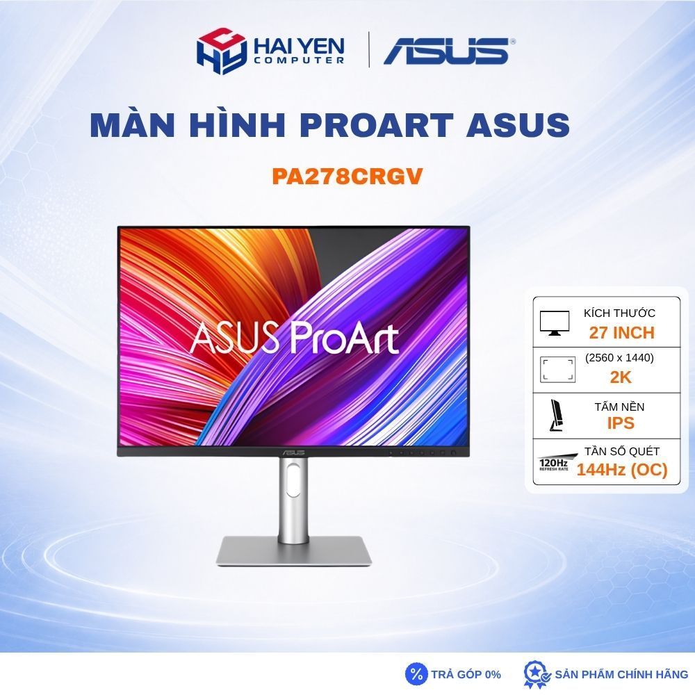 Màn hình ASUS ProArt PA278QGV 27" IPS 2K 120Hz chuyên đồ họa