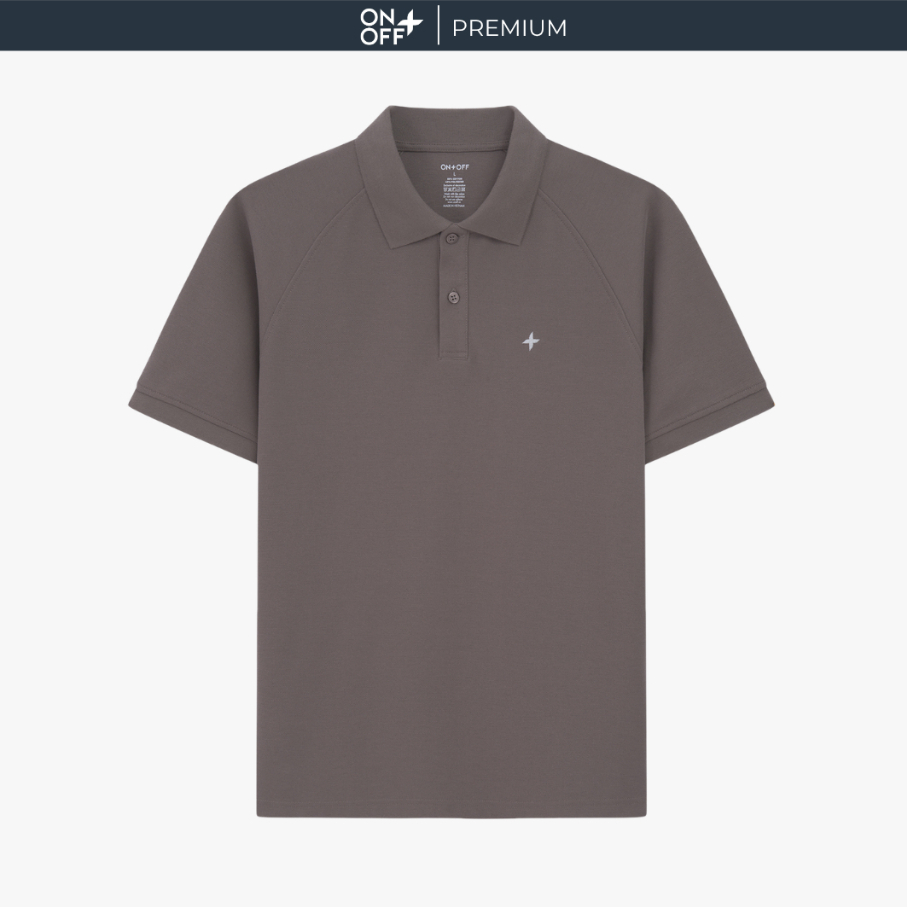 ONOFF Áo polo nam tay raglan với phom Regular thoải mái lịch sự - 18TP26S665