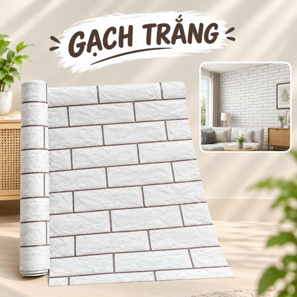 Giấy dán tường vân gỗ 10m x 45cm có keo sẵn - ảnh 16