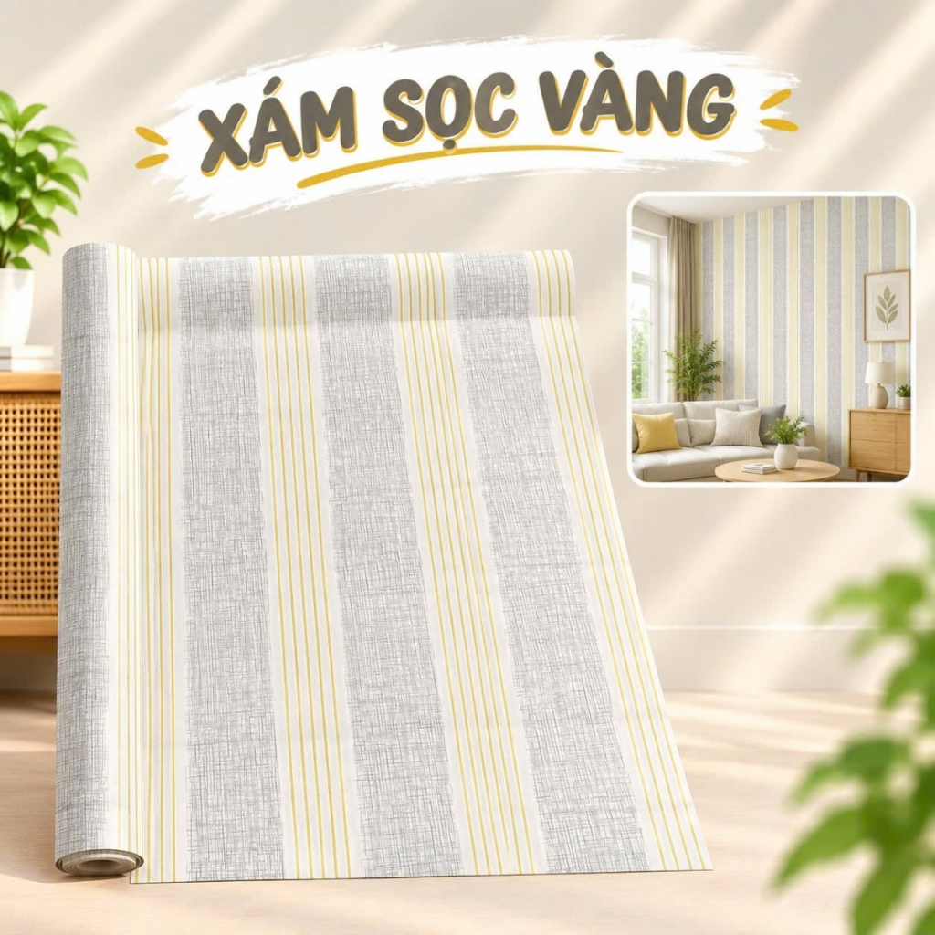 Giấy dán tường vân gỗ 10m x 45cm có keo sẵn - ảnh 17
