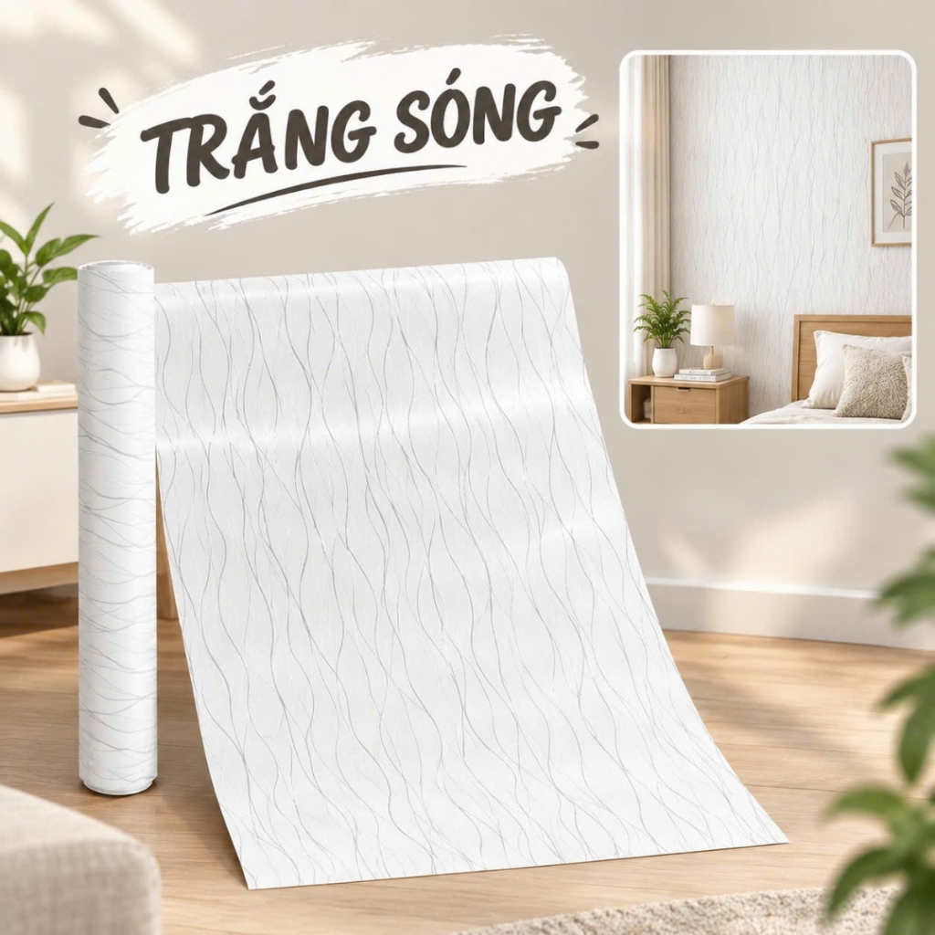 Giấy dán tường vân gỗ 10m x 45cm có keo sẵn - ảnh 12
