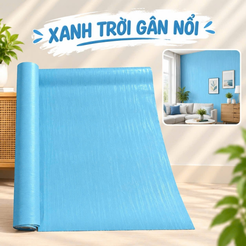 Giấy dán tường vân gỗ 10m x 45cm có keo sẵn - ảnh 20