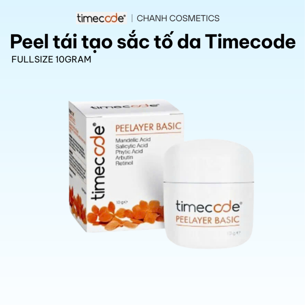 (full 10g) Kem peel TIMECODE Tây Ban Nha tái tạo làm sáng da chống lão hoá