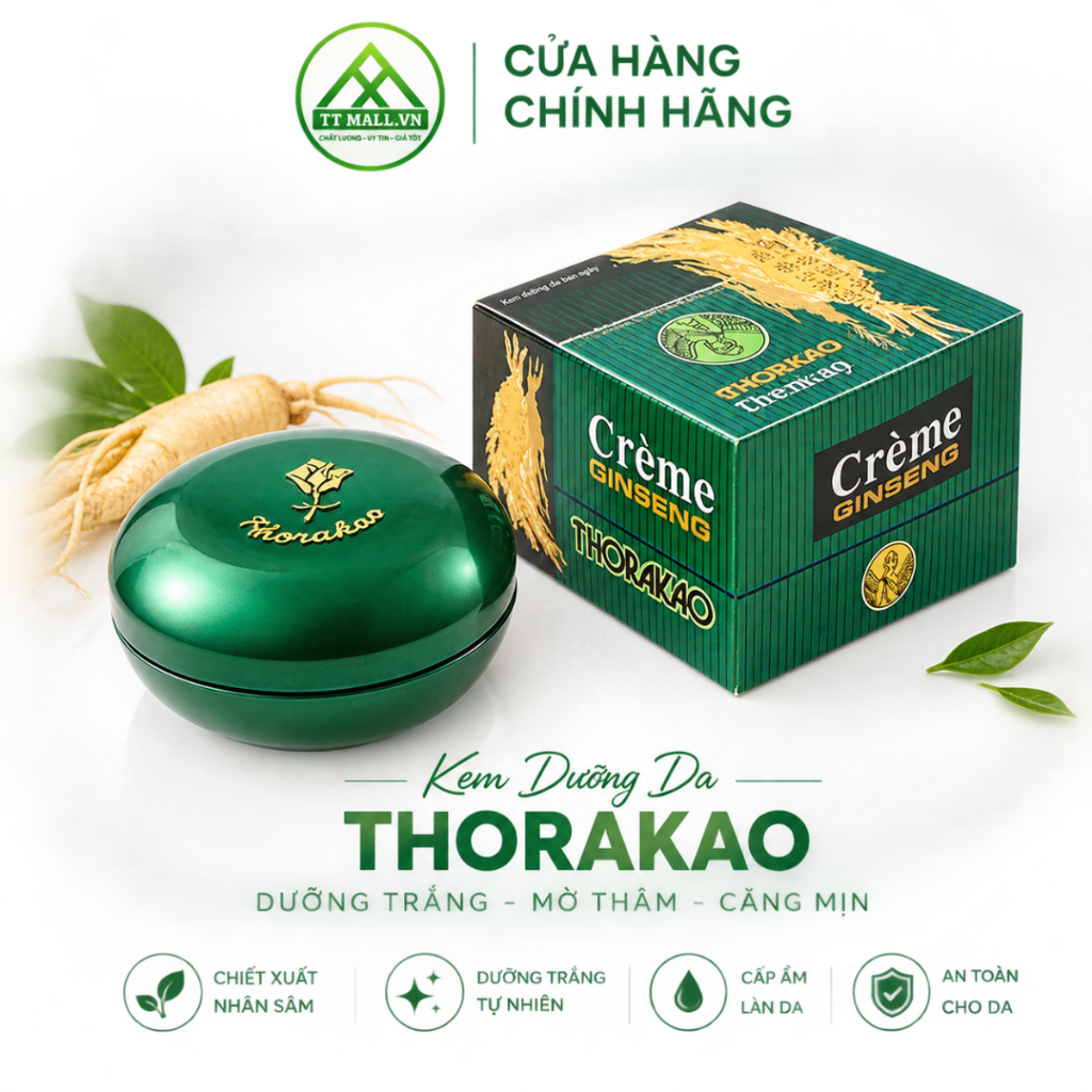 Kem Sâm Thorakao 7g - tinh chất sâm ngọc linh