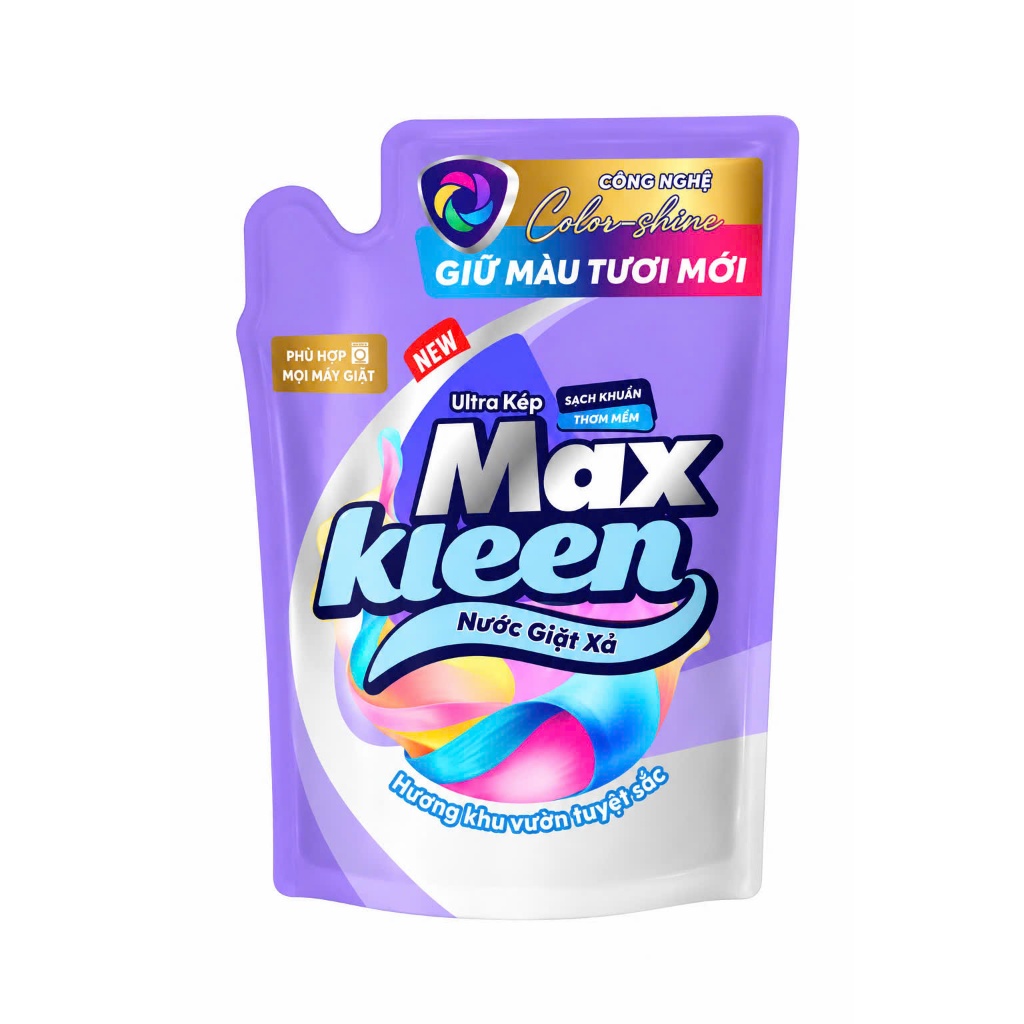 Túi nước giặt xả MaxKleen 600g/450g Hương Ngẫu Nhiên