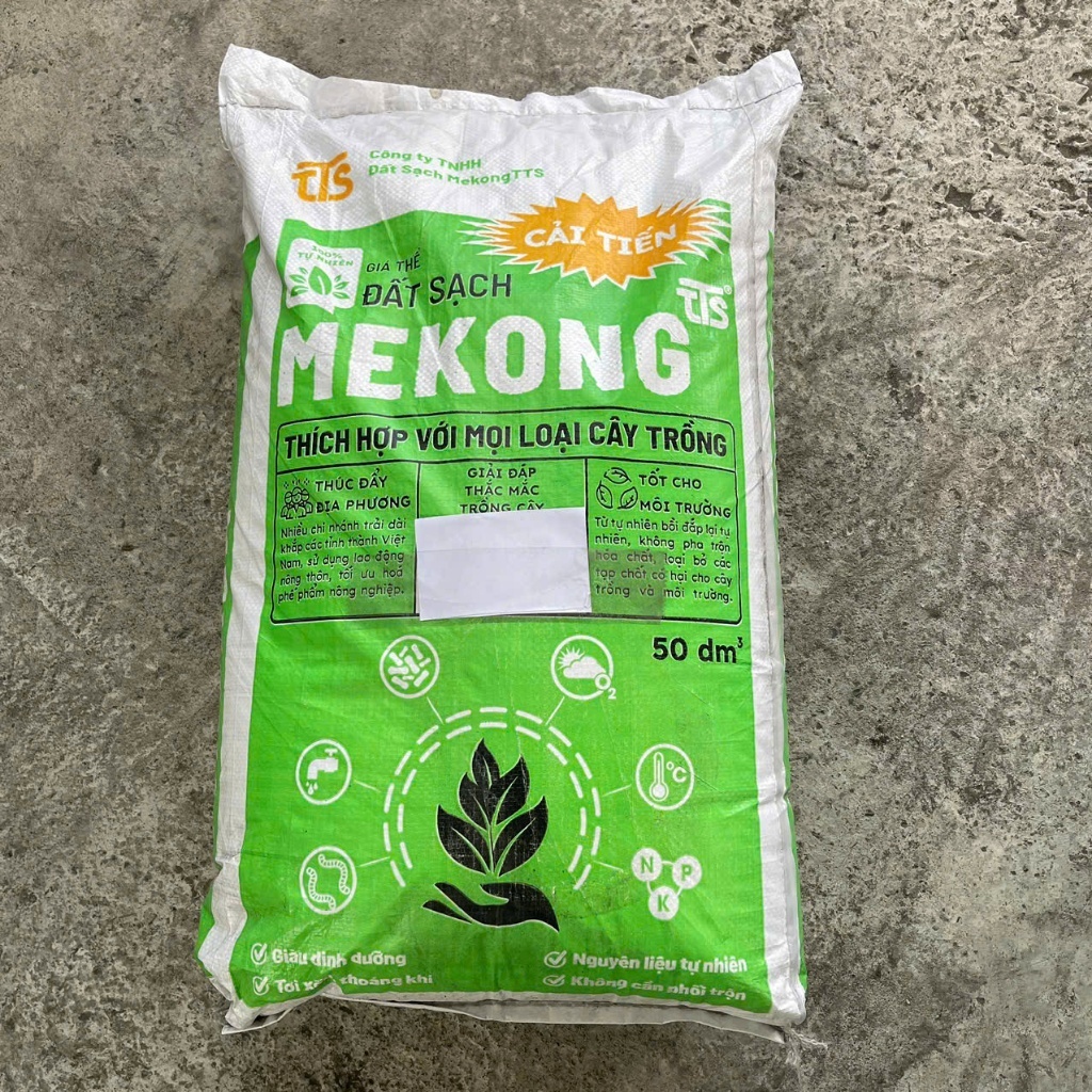 Giá Thể Đất Sạch Mekong TTS Cải Tiến
