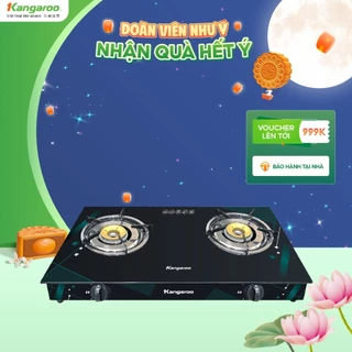 ĐỘC QUYỀN ONLINE Bếp gas đôi dương kính 2 lò Kangaroo KGGS69G2E