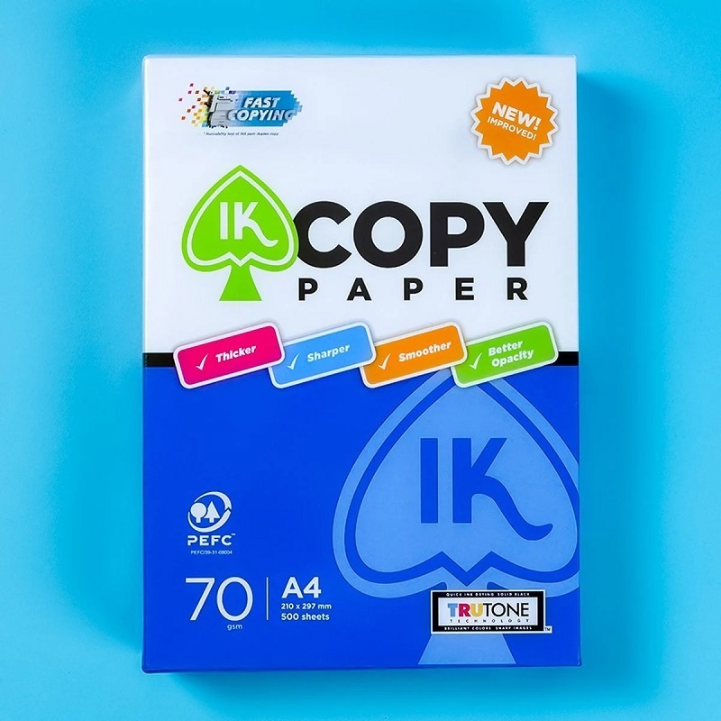 Giấy A4, giấy in photo 500 tờ Thiên Long IK Copy 70 gsm - Giấy a4 500 tờ không lem