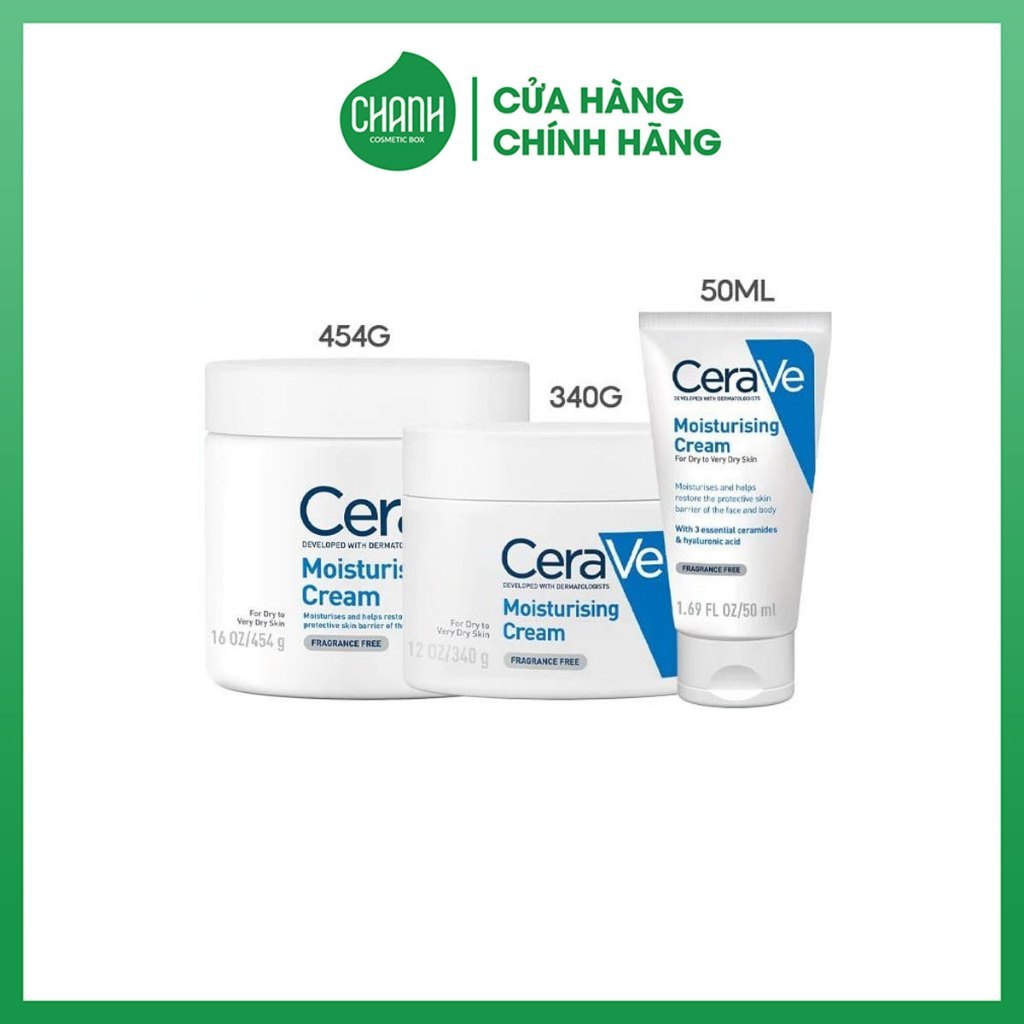 Kem Dưỡng Ẩm CeraVe Moisturising Cream Dành Cho Da Khô