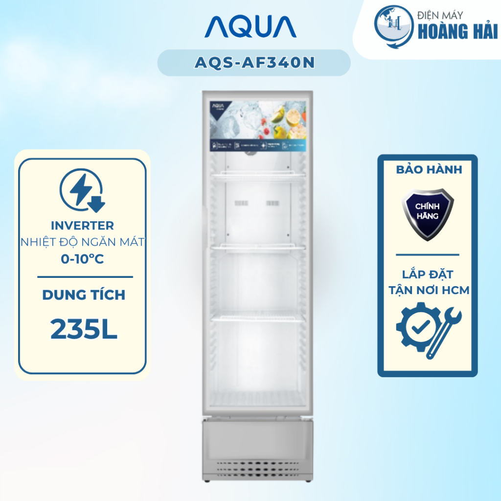 AQS-AF340N | Tủ mát Aqua 215 Lít AQS-AF340N