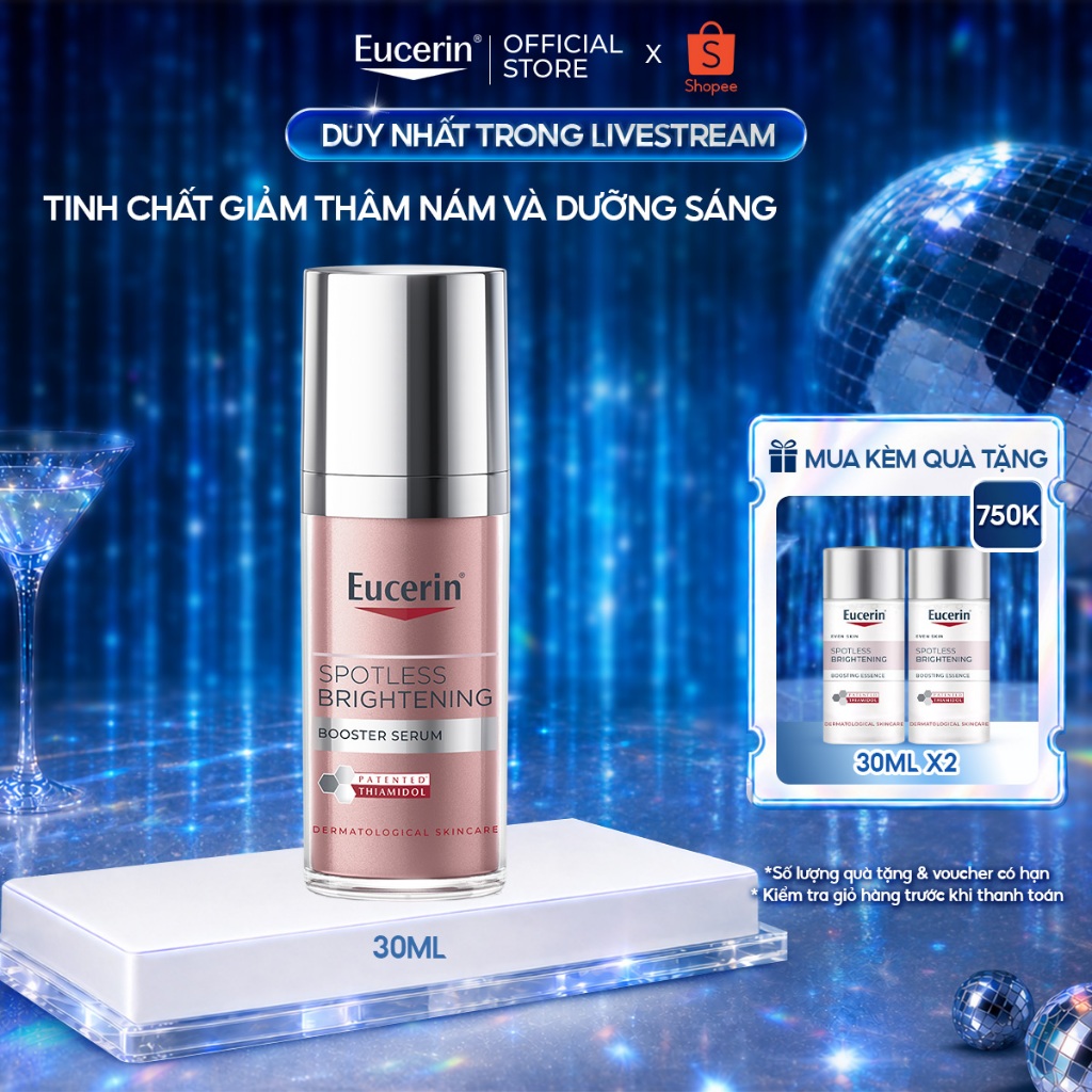 [Hannah x Eucerin] Tinh chất giảm thâm nám & dưỡng sáng Eucerin Spotless Brightening Booster Serum 3