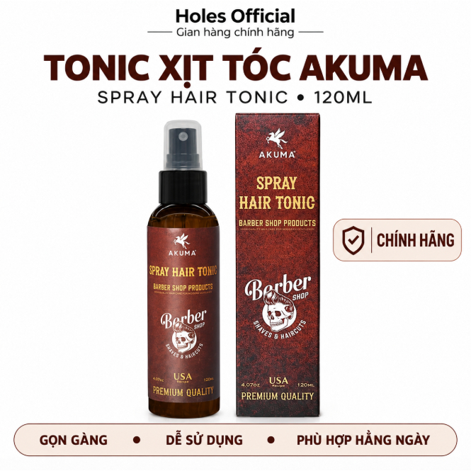 Xịt tạo phồng tóc Akuma Spray Hair Tonic