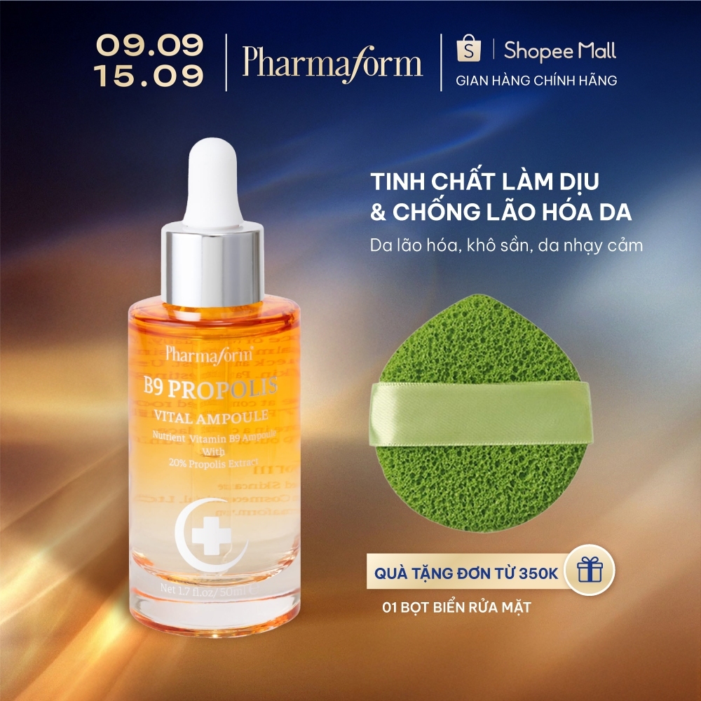 Serum làm dịu & chống lão hóa da Pharmaform B9 Propolis Vital Ampoule
