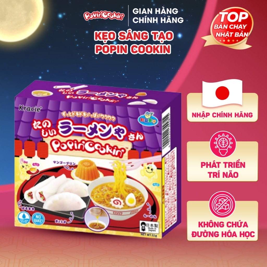 Kẹo DIY POPIN COOKIN Ramen - Tanoshii Ramen, Kracie, Nhật Bản - Lotus Mart
