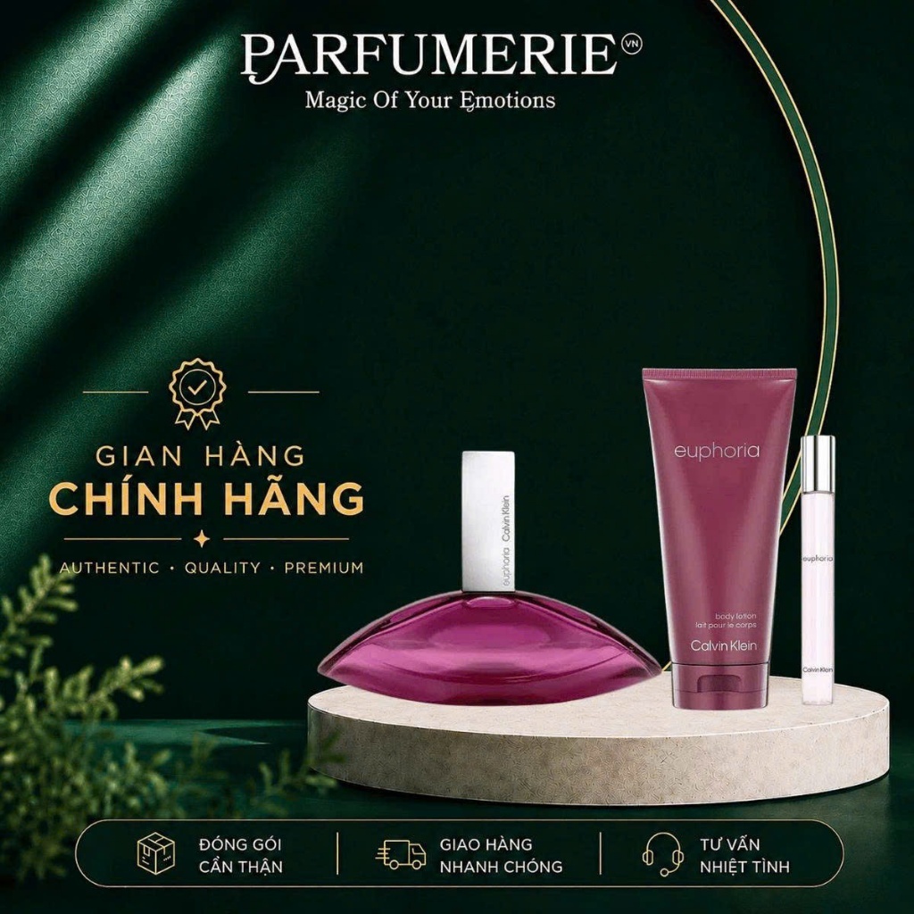 Nước hoa Calvin Klein Euphoria EDP chính hãng Parfumerievn [Set 100ml + 10ml + Lotion 200ml]