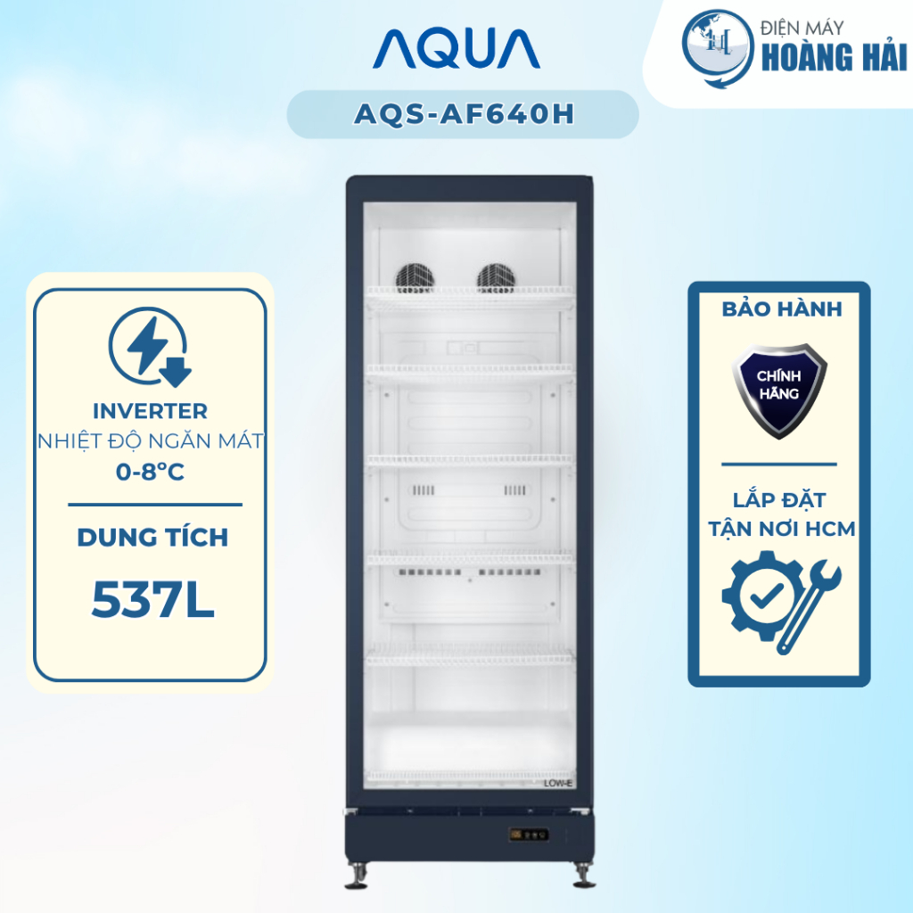 AQS-AF640H | Tủ mát Aqua 500 Lít AQS-AF640H