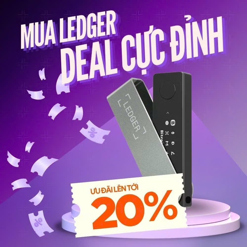 [Đại Lý Ủy Quyền] Ví lạnh Ledger Nano X